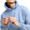 Sweat à capuche homme Hanes EcoSmart polaire coton polyester