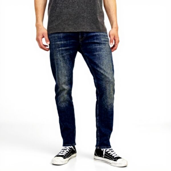 JACK amp JONES Jeans Homme Confort Fit JJIMIKE Blue Denim