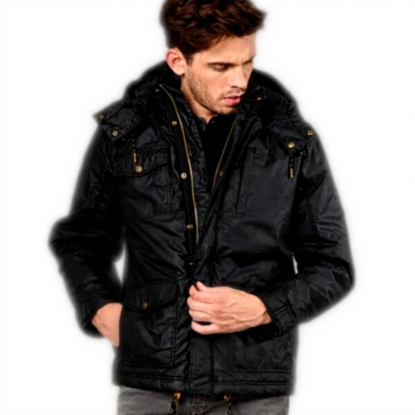 Manteau Kaporal Barka Homme Parka Noir Taille S