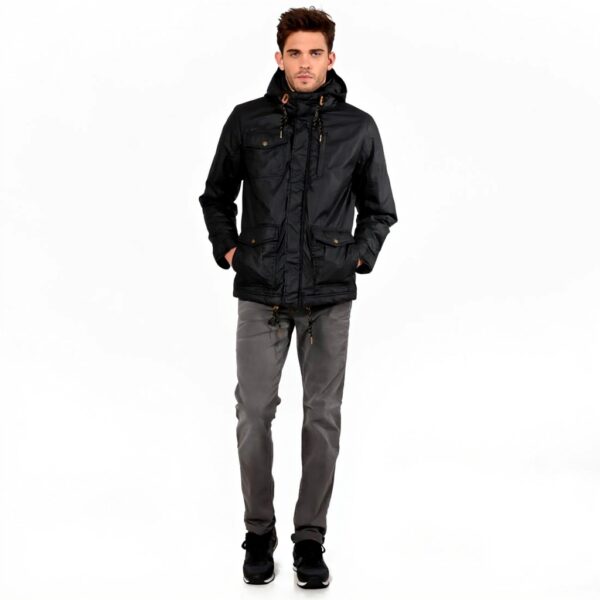 Manteau Kaporal Barka Homme Parka Noir Taille S