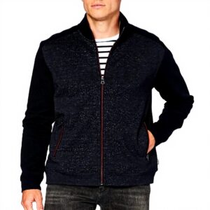 Sweatshirt Kaporal Bess Homme Zippé Couleur Navy