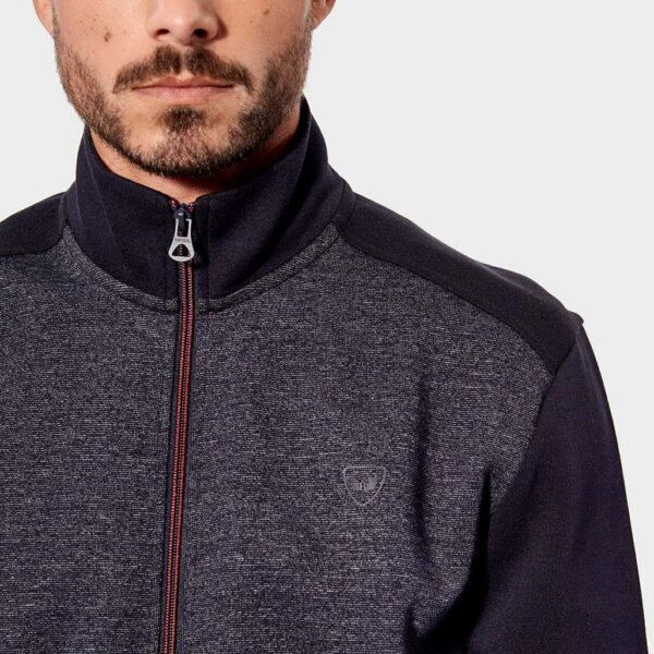 Sweatshirt Kaporal Bess Homme Zippé Couleur Navy-5