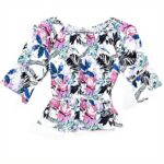 Blouse bébé fille Kaporal polyester blanc imprimé 0-24m