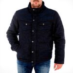 Blouson Kaporal Homme Coton Manches Longues Bleu