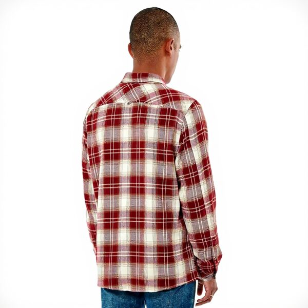 Chemise Kaporal Casey Homme Bordeaux Taille M L XL