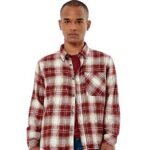 Chemise Kaporal Casey Homme Bordeaux Taille M L XL