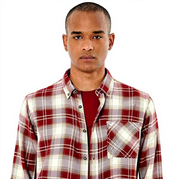 Chemise Kaporal Casey Homme Bordeaux Taille M L XL