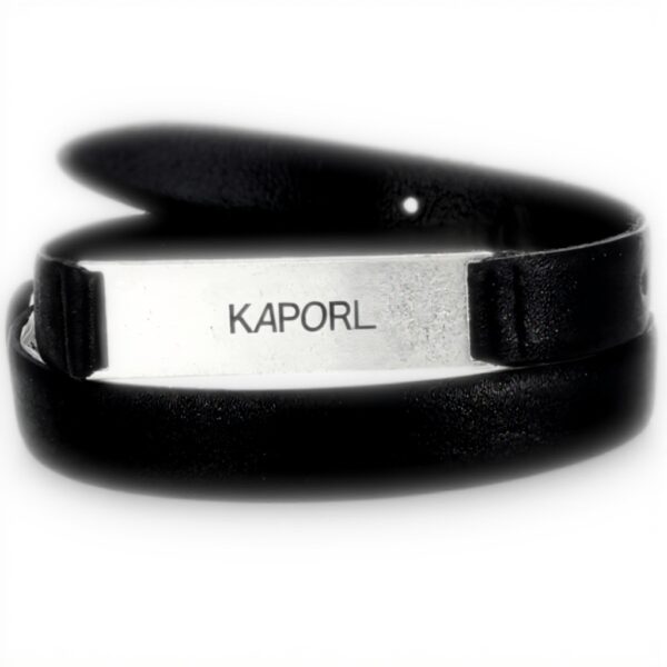 Ceinture Femme Kaporal Noir Cuir Taille Variable