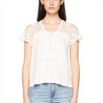 Ceinture Kaporal Femme Blanc Taille Normale Coton