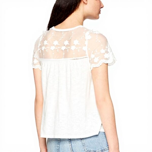 Ceinture Kaporal Femme Blanc Taille Normale Coton