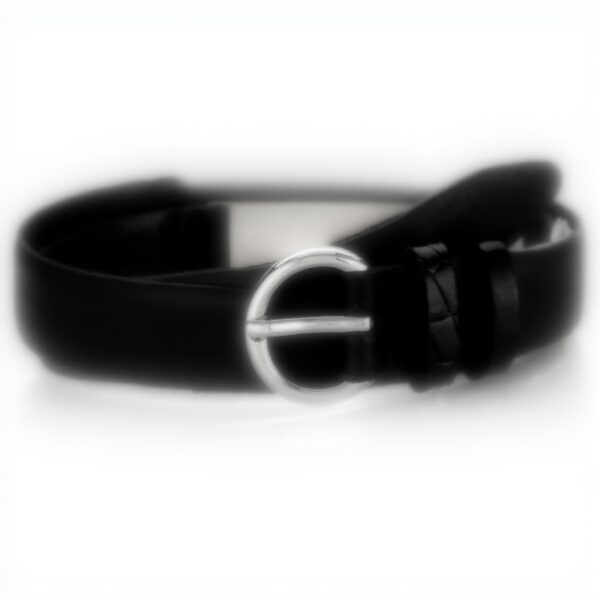 Ceinture Femme Kaporal Noir Cuir Taille Variable