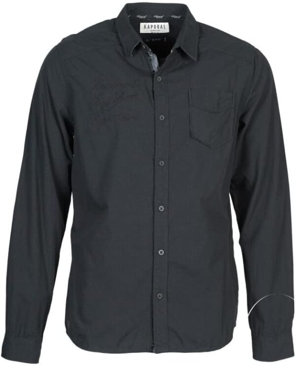 Chemise Homme Kaporal Yoel Gris Foncé Coton-0