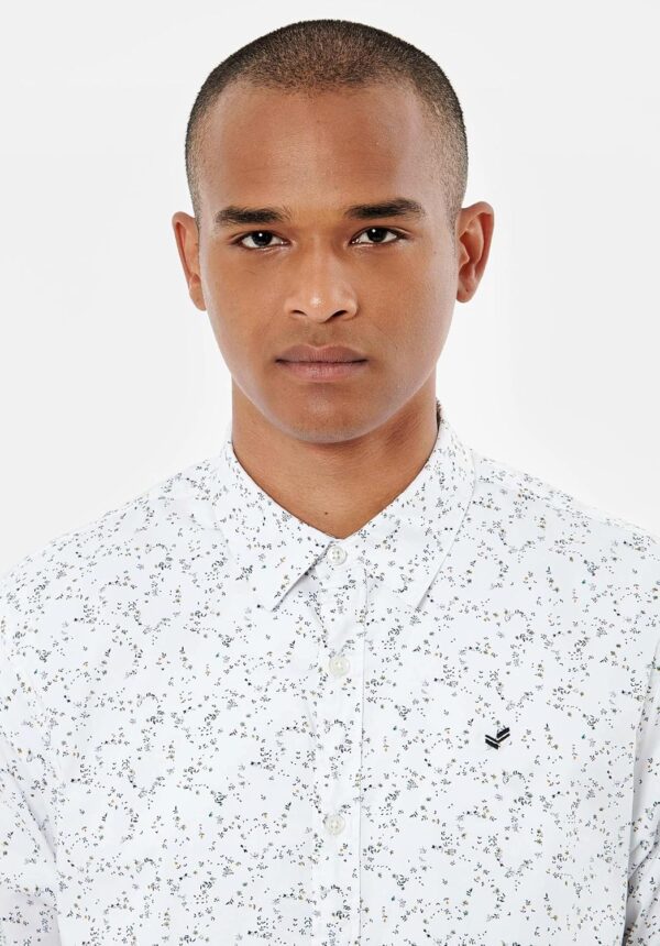 Chemise Kaporal Chevy Homme Blanc Modèle Boutonnée-3