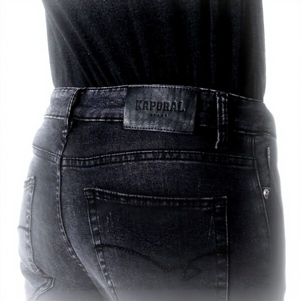 Jean Skinny Homme Kaporal Noir Coton Élasthanne