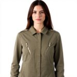 Blouson Kaporal Fofi Femme Vert Polyester Coton