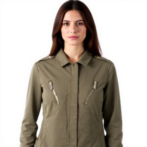 Blouson Kaporal Fofi Femme Vert Polyester Coton
