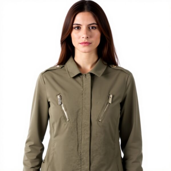 Blouson Kaporal Fofi Femme Vert Polyester Coton