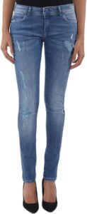 Jeans Kaporal Femme Loka Studes Slim Bleu Taille Basse-0