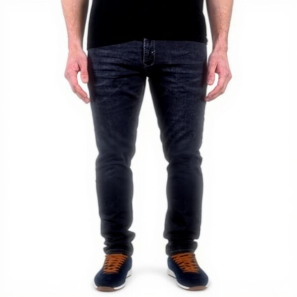 Jeans Homme Kaporal Lazy Noir Délavé Slim Coton