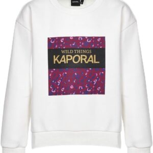 Sweatshirt à capuche fille Kaporal confortable couleur Off-0