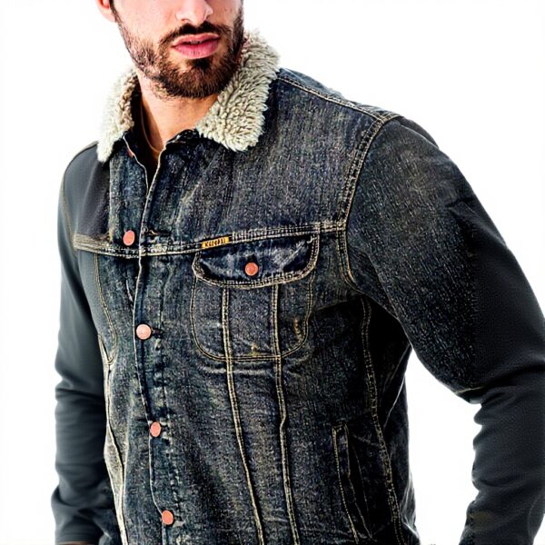 Blouson Kaporal King Homme Bleu Dust Veste Manteau