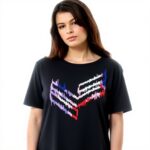 T-shirt femme Kaporal Loui Gris manches courtes coton