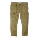 Pantalon Garçon Kaporal Coton Élasthanne Vert Darkol