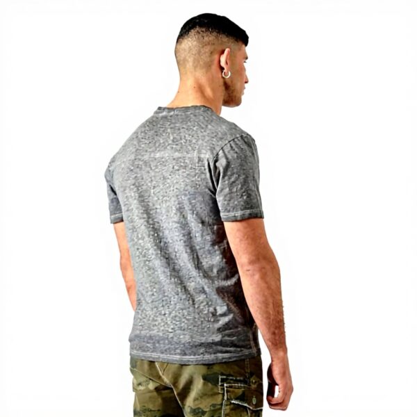 T-shirt Kaporal Nasir Homme Coton Regular Noir Kaki