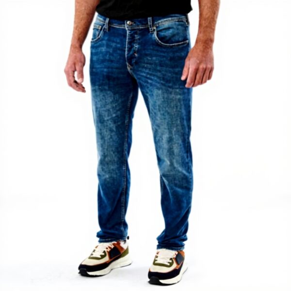 Pantalon Kaporal DAXTE Bleu Jeans Homme Mode Hiver