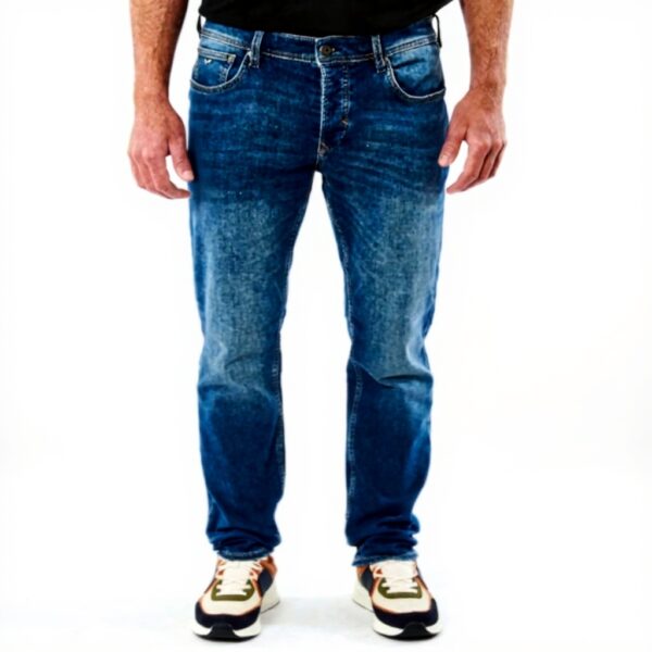 Pantalon Kaporal DAXTE Bleu Jeans Homme Mode Hiver