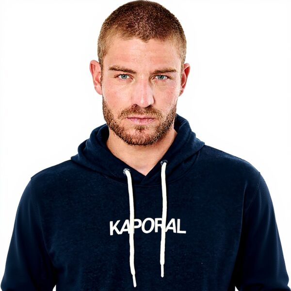 Kaporal Sweatshirt à Capuche Homme Park Noir Vert