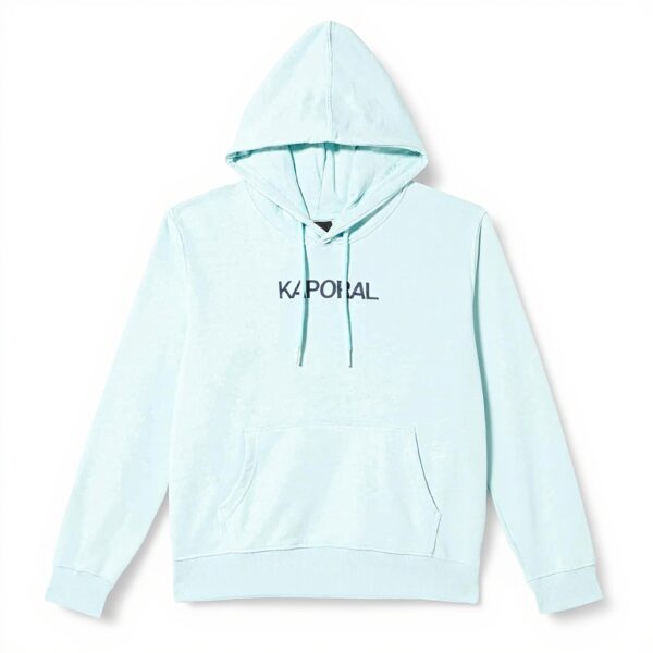 Kaporal Park Sweatshirt Capuche Homme Noir Vert Confortable