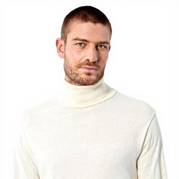 T-shirt Kaporal Homme Ecru Coton Confortable