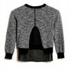 Sweatshirt fille Kaporal pull noir coton manches longues