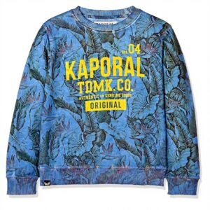 Sweat-shirt Garçon Kaporal Coton Rimon Bleu Cobalt