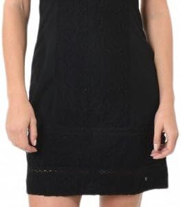 Robe Kaporal Femme Noir Polyester Viscose Casual-0