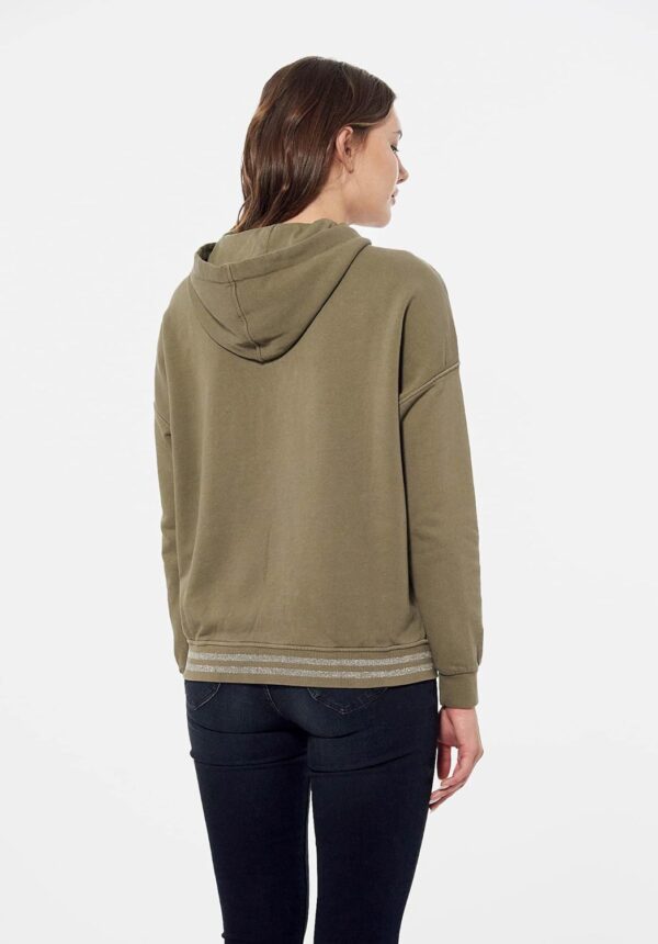 Sweatshirt Kaporal Femme FADLE Ganache Confortable Mode-1