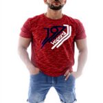 T-shirt homme Kaporal Hazar Rouge coton polyester