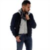 Blouson Kaporal Teddy Homme Coton Bleu Noir