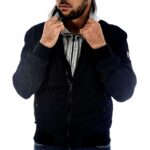 Blouson Kaporal Teddy Homme Coton Bleu Noir