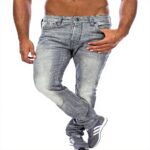 Jeans Kaporal Homme Coupe Slim Bas Étroit Gris