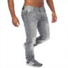 Jeans Kaporal Homme Coupe Slim Bas Étroit Gris