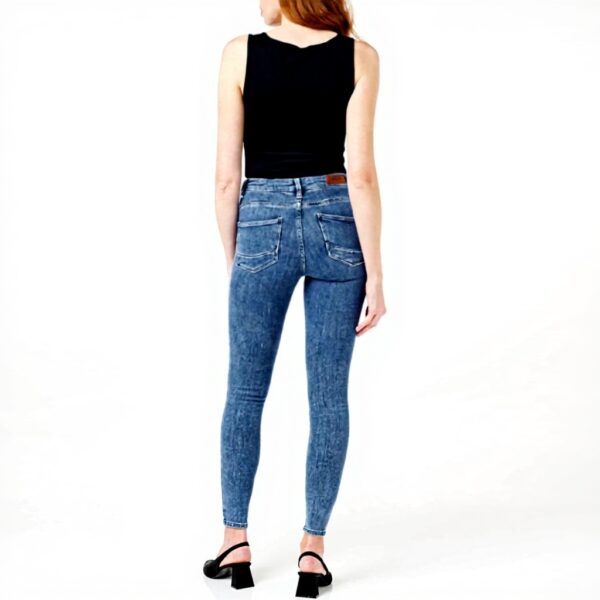 Jean Skinny ONLY Taille Moyenne Fit Femme Denim Léger
