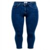 Jean Skinny ONLY Taille Moyenne Fit Bleu Denim Femme