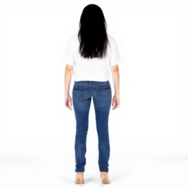 Jean Skinny ONLY Taille Moyenne Fit Femme Denim Medium