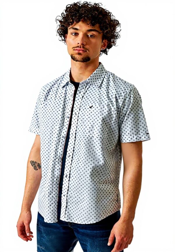 Chemise Kaporal Romak Homme Coton Bio Blanc