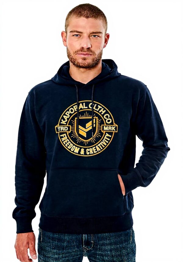 Kaporal Sweat Capuche Print Logo Homme - Sweat-shirt à