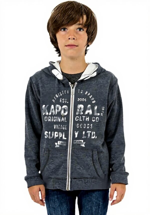 Sweatshirt Kaporal Bleu Coton Garçon 10 ans