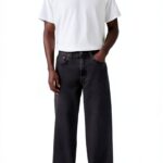 Levi's Jean 578 Baggy Homme Denim Sans Stretch Couleur Noir-0