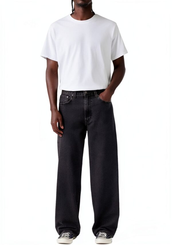 Levi's Jean 578 Baggy Homme Denim Sans Stretch Couleur Noir-0